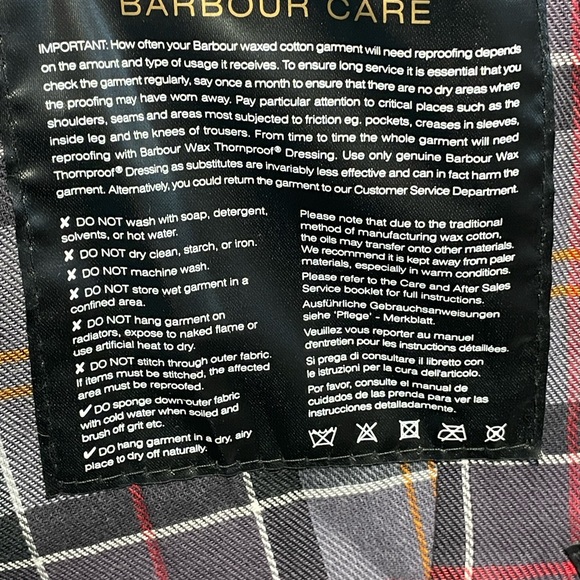 Barbour Beadnell Women’s size 6 waxed canvas Jacket - Picture 4 of 16